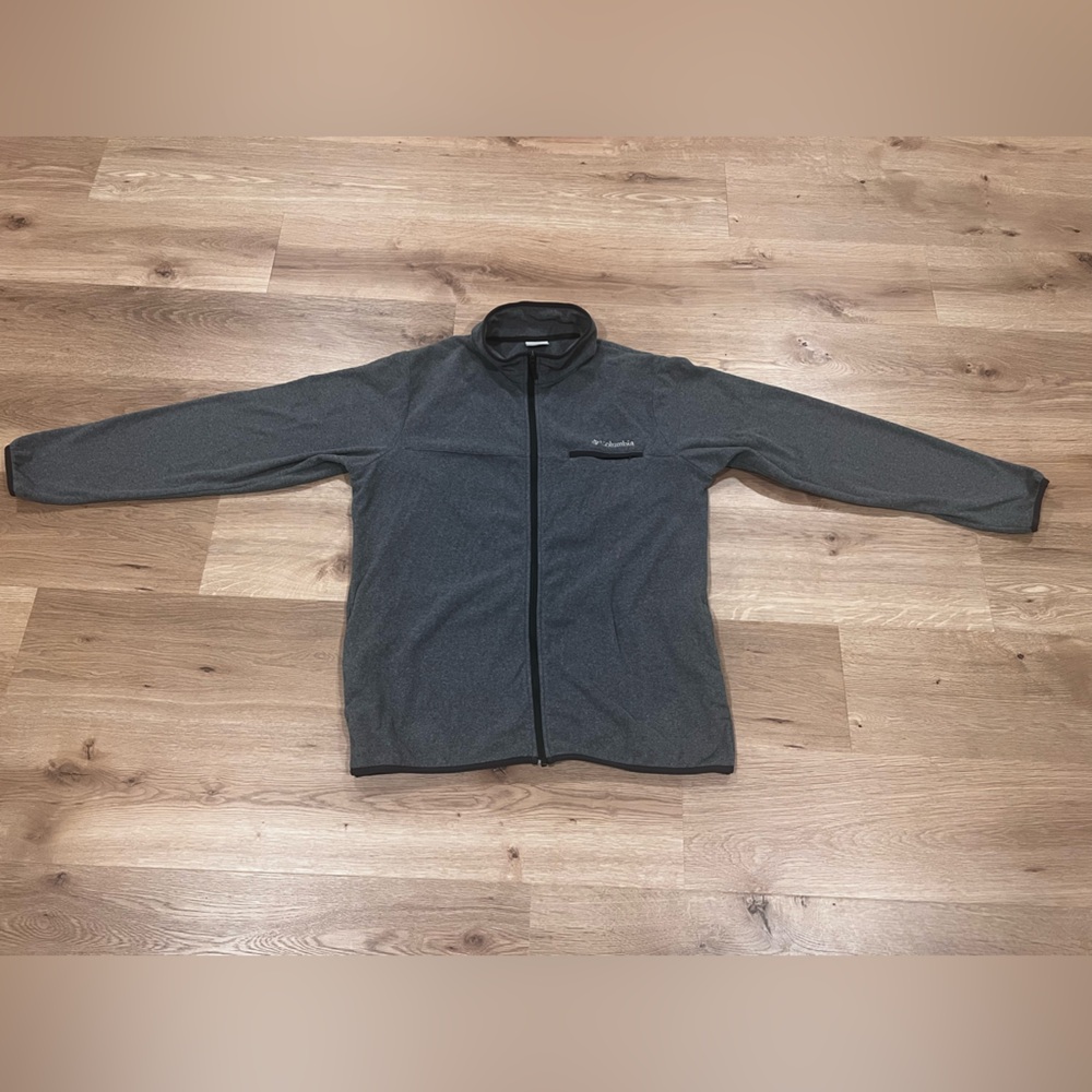 Columbia Men's Charcoal Gray Lightweight Jacket - Picture 2 of 7